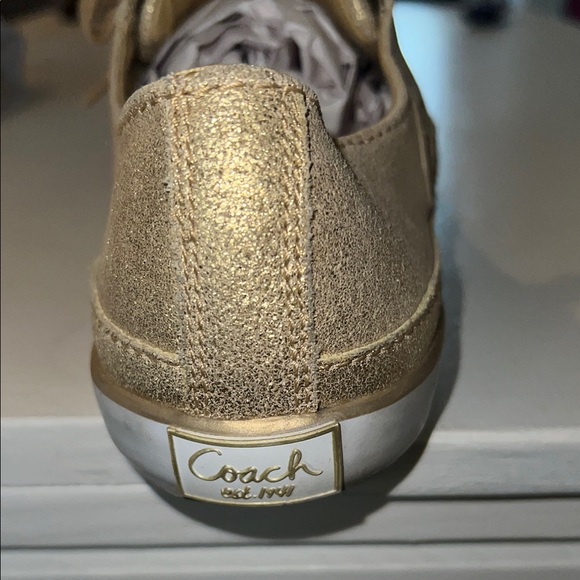 Coach Gold Women's Sneakers - Picture 4 of 12